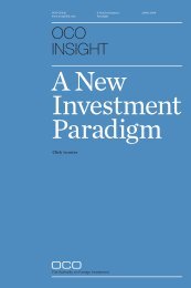 A New Investment Paradigm - Area Development