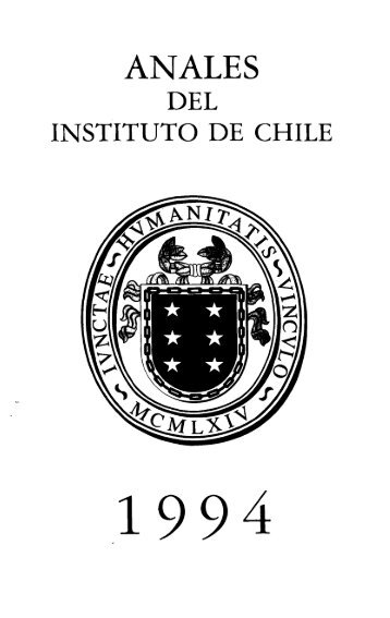 ANALES - Instituto de Chile