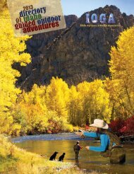 Directory of Idaho Guided Outdoor Adventures (PDF 11.6 MB)