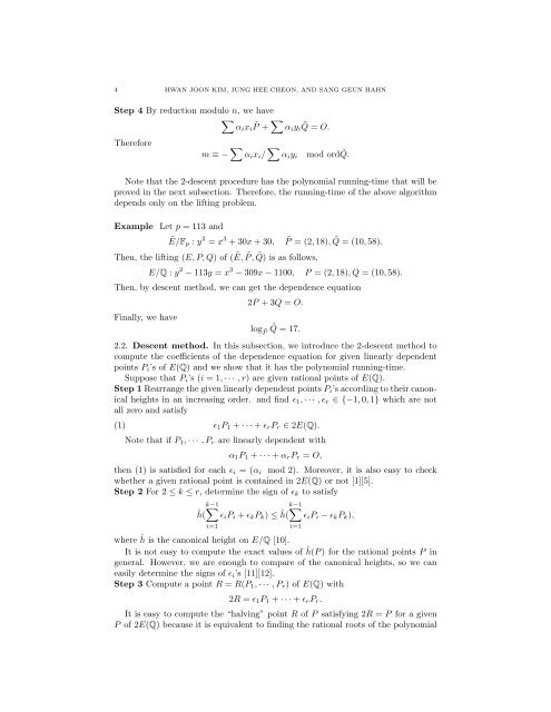 ON REMARKS OF LIFTING PROBLEMS FOR ELLIPTIC CURVES 1 ...