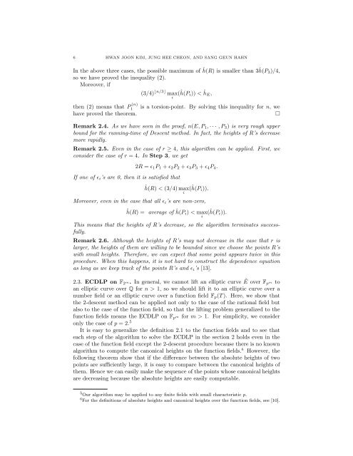 ON REMARKS OF LIFTING PROBLEMS FOR ELLIPTIC CURVES 1 ...