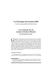 La Chronique des lectures 2003 - Lusotopie