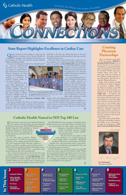 March/April 2011 - Catholic Health System