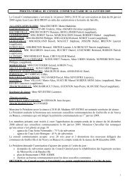 Proposition de la commune de Neuvy en Beauce - CommunautÃ© de ...