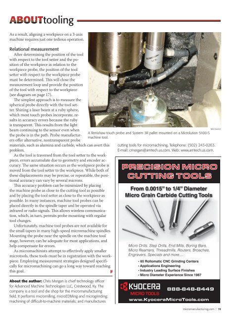 Click here to view as PDF - MICROmanufacturing