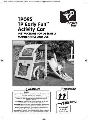 Activity Car Inst 6068 Issue-A 03 10 - TP Toys