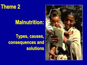 Theme 2 Malnutrition - Linkages Project