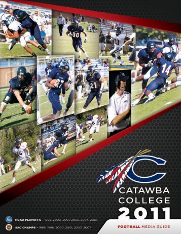 2011 catawba college football guide - Collegefootballdatadvds.com