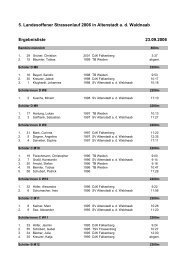 5. Landesoffener Strassenlauf 2006 in Altenstadt a. d. Waldnaab ...