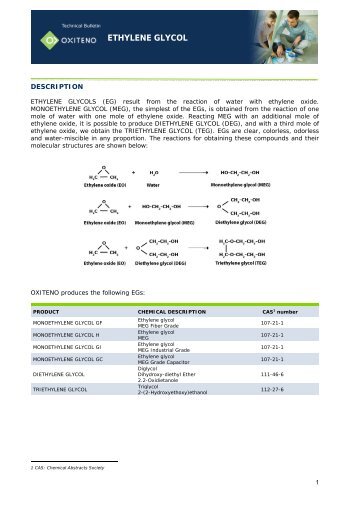 ETHYLENE GLYCOL - Oxiteno