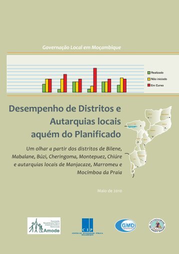 Desempenho de Distritos e Autarquias locais aquÃ©m do - CIP