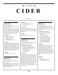 Cider - Home Brew Digest