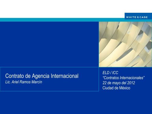 Contrato de Agencia Internacional - ICC MÃ©xico