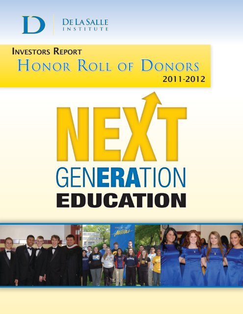 2011-2012 Investors Report - De La Salle Institute