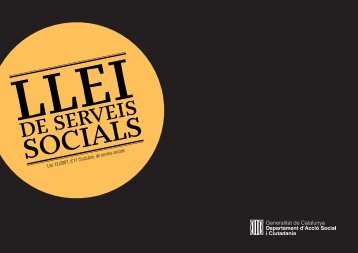 Resum de la Llei de Serveis Socials