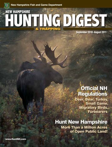 hunting digest - New Hampshire Fish and Game Department