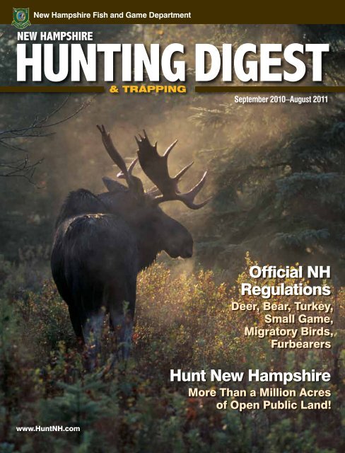 Hunting Digest New Hampshire Fish And Game Department