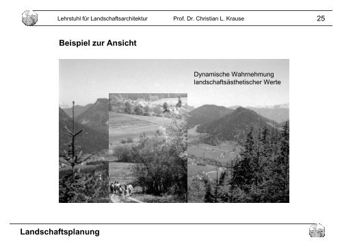 Instrumente und Methoden in der Landschaftsarchitektur