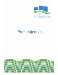 Profil zajednice - Smederevo srp.2011 - Grad Smederevo