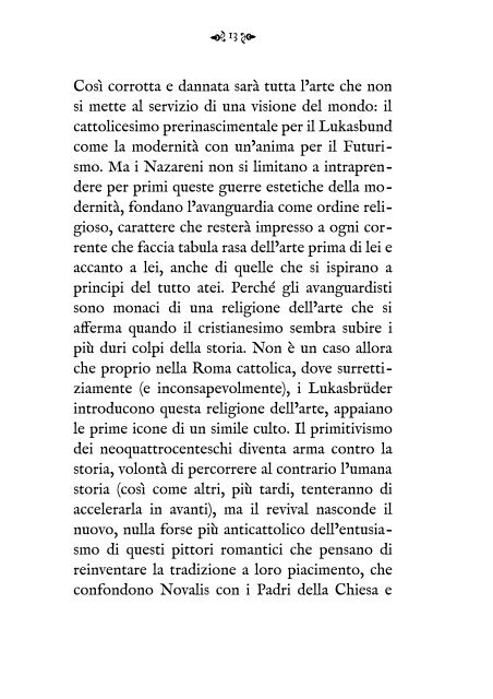 STORIA DELLA Â«RELIGIONE DELL'ARTEÂ». - Il Covile