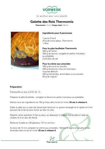 Galette des Rois Thermomix