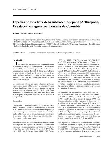 Los copÃ©podos pertenecen a un grupo relativamen - Luciopesce.net