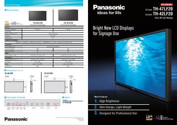 Panasonic 42 LCD Brochure - PSCo