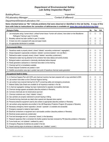 Laboratory Science & Safety | About | CDC lab safety report