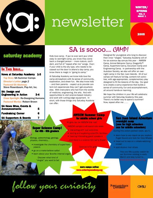 2005 Winter Newsletter.p65 - Saturday Academy