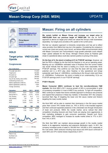 Report - Masan Group