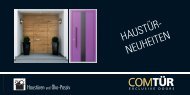 ComTuer Haustür Neuheiten (pdf, 2949 kb) - Torda Türen