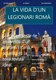 LA VIDA D’UN LEGIONARI ROMÀ