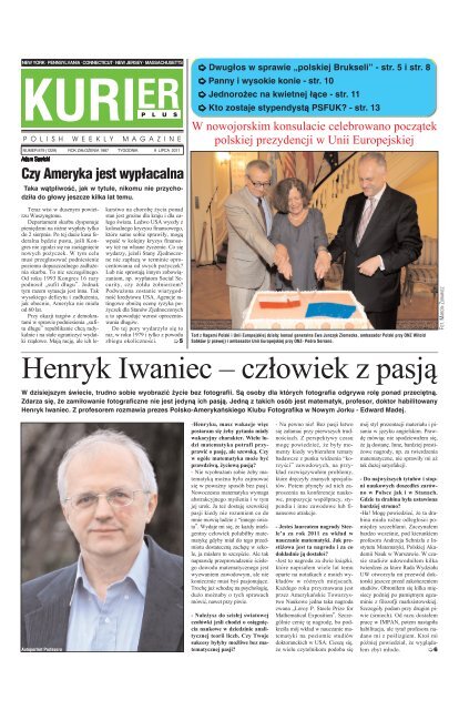 Henryk Iwaniec â€“ czÂ³owiek z pasjÂ¹ - Kurier Plus