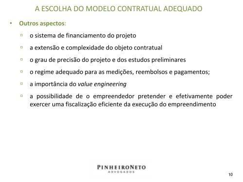 Contratos EPC x Contratos de AlianÃ§a - Cogen