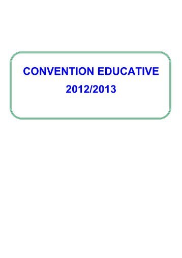 CONVENTION EDUCATIVE 12-13 - Lot-et-Garonne