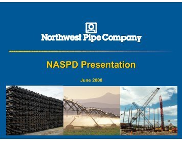 Member Spotlight, Bob Mahoney, Northwest Pipe Company - NASPD