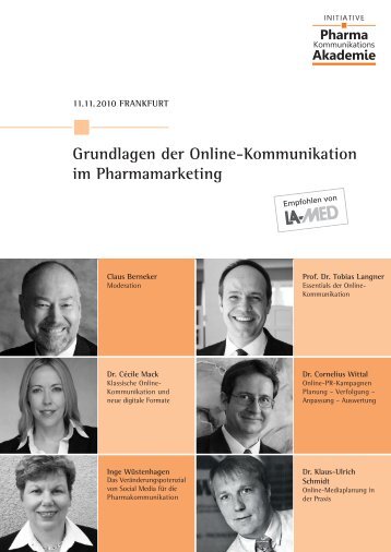 Grundlagen der online-Kommunikation im Pharmamarketing