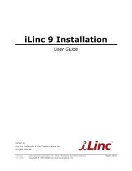 iLinc 9 Installation