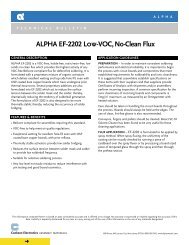 ALPHA EF-2202 Low-VOC,No-Clean Flux - adelec