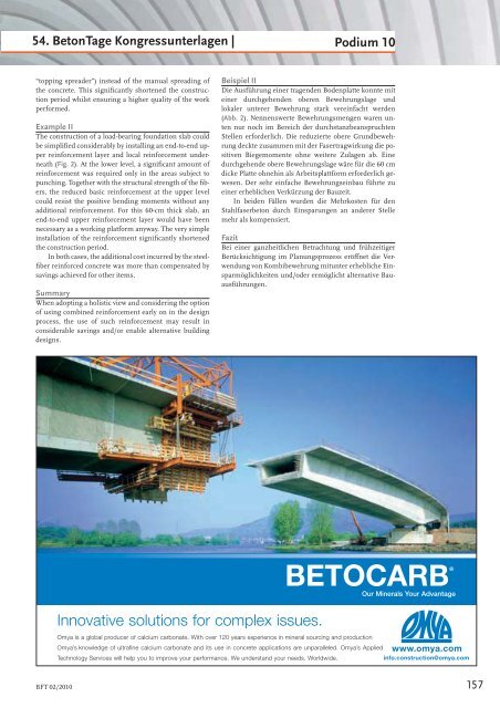 Concrete Plant + Precast Technology Betonwerk ... - BFT International