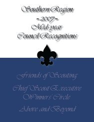Quality Award Recognitions Book - Boy Scouts of America