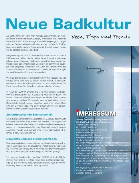 Unser Haus- und Technik-Katalog