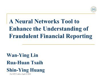 A Neural Networks Tool to Enhance the Understanding of Fraudulent ...