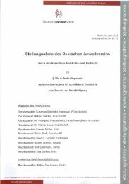 Stellungnahme 61/12 zu Â§ 18 Aufenthaltsgesetz - und Asylrecht