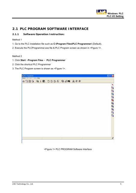 Windows PLC Programmer Manual Leading Numerical Controller