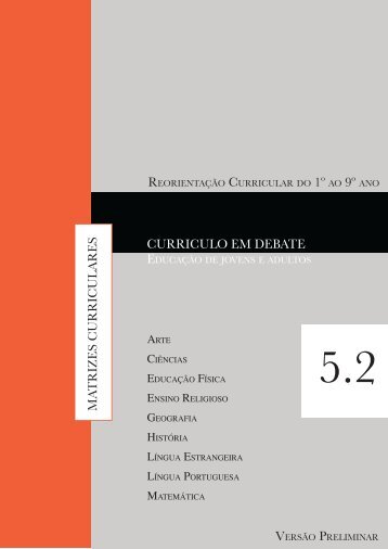 Caderno EJA - Secretaria da EducaÃ§Ã£o