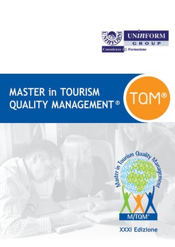 MASTER in TOURISM QUALITY MANAGEMENT Â® - Uninform