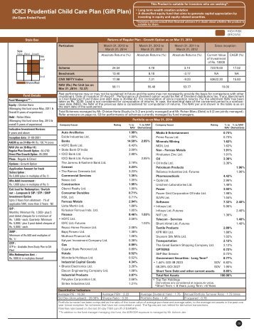 to view performance - Prudential ICICI Asset Management