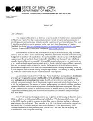 Physician Letter on Lead Recalls
