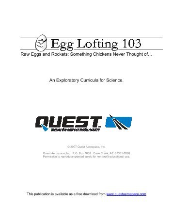 Egg Lofting 103 - Quest Aerospace